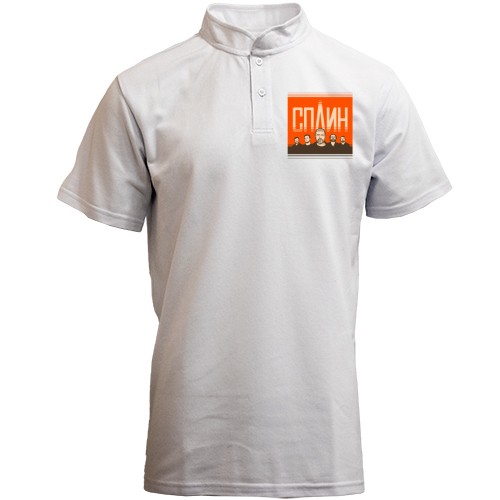 Футболка с воротником стойкой Сплин (постер)