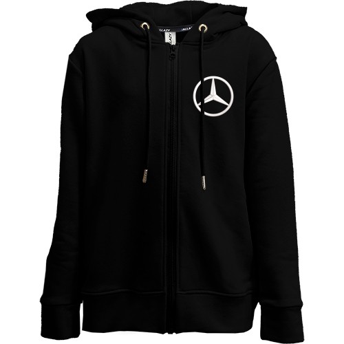Детская худи на молнии Mercedes