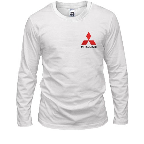 Лонгслив с лого Mitsubishi