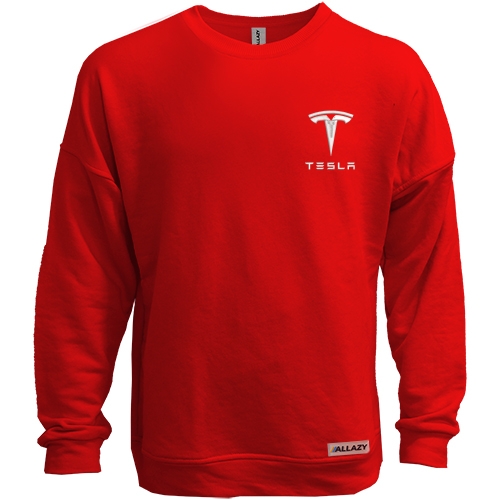 Світшот без начісу Tesla