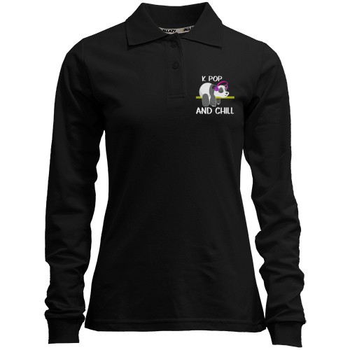 Лонгслив поло K-POP and Chill
