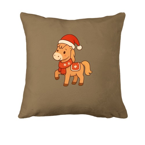 Подушка Новогодняя лошадка