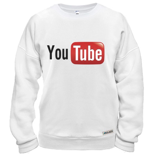 Свитшот с классическим логотипом YouTube