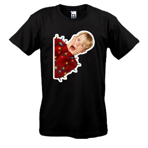 Футболка Кевін з Сам удома з гірляндою