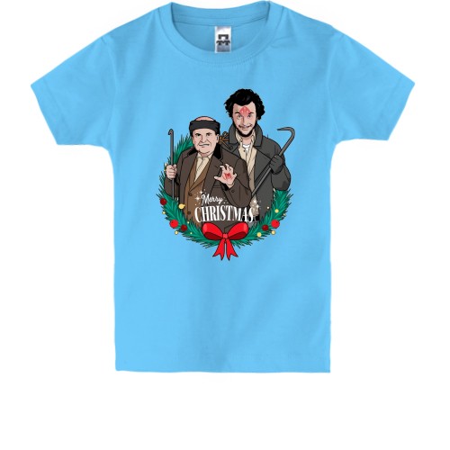 Дитяча футболка Merry Christmas (Грабіжники Сам удома)