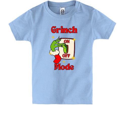 Дитяча футболка Grinch Mode ON-OFF