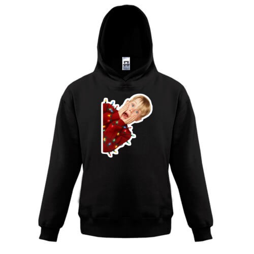 Детская худи Кевин из Один Дома с гирляндой