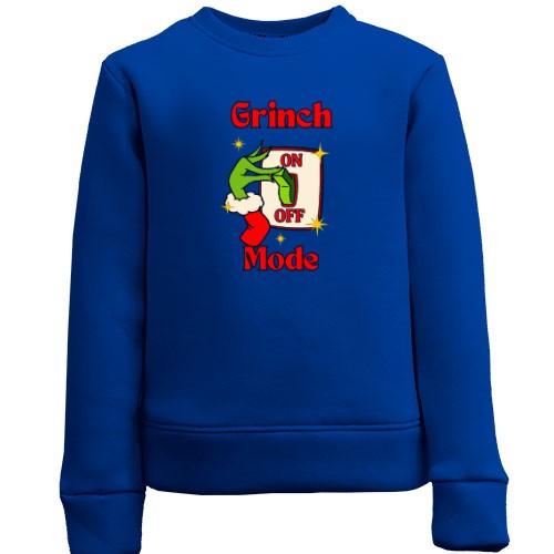 Детский свитшот Grinch Mode ON-OFF