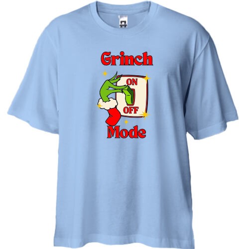 Футболка Oversize Grinch Mode ON-OFF