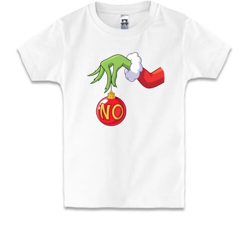 Детская футболка Гринч с шариком NO