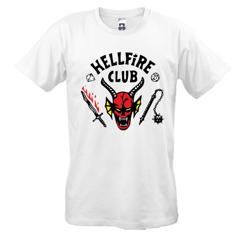 Футболка Stranger Things HellFire Club