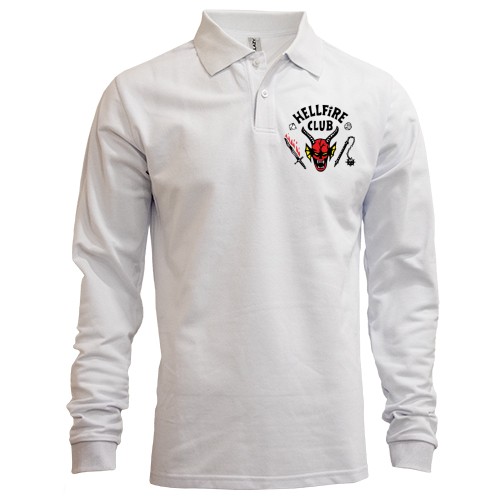 Лонгслив поло Stranger Things HellFire Club