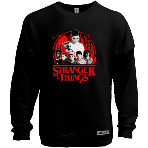 Світшот без начісу Stranger things Poster ATR