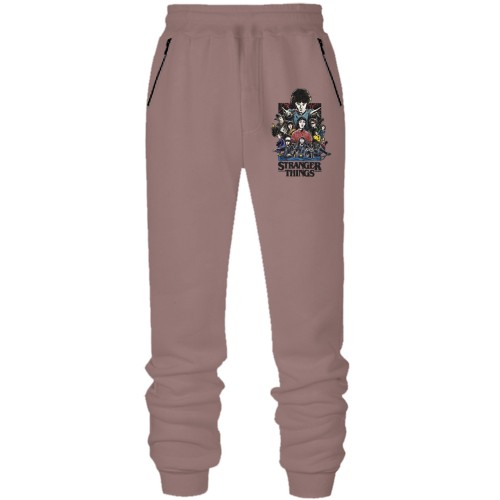 Штаны из футера без начеса Странные дела (2)