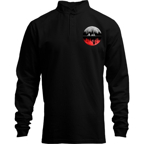 Лонгслив поло со стойкой Stranger Things Moon