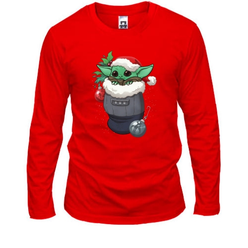 Лонгслів Новорічний Йода