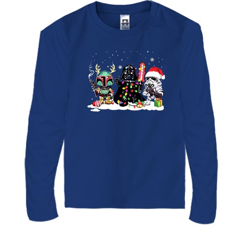 Детская футболка с длинным рукавом Star Wars New Year Team