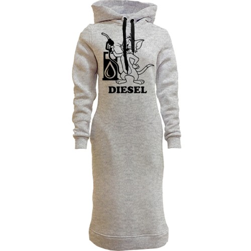 Женская толстовка-платье Diesel