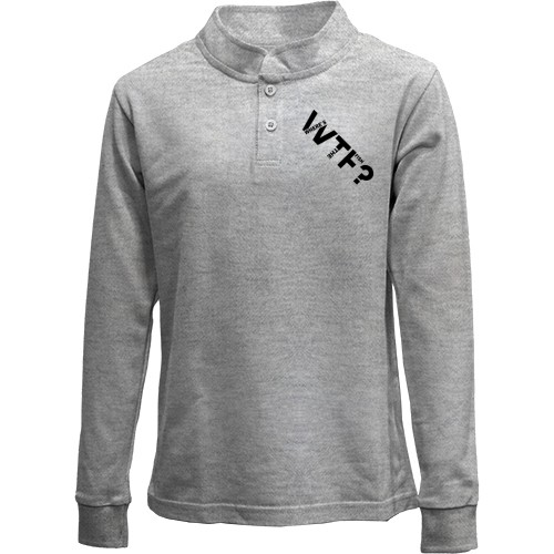 Дитячий лонгслів поло Де риба?