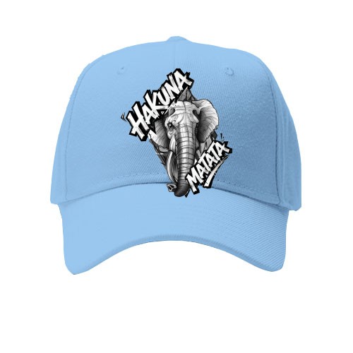 Детская кепка со слоном  Hakuna Matata