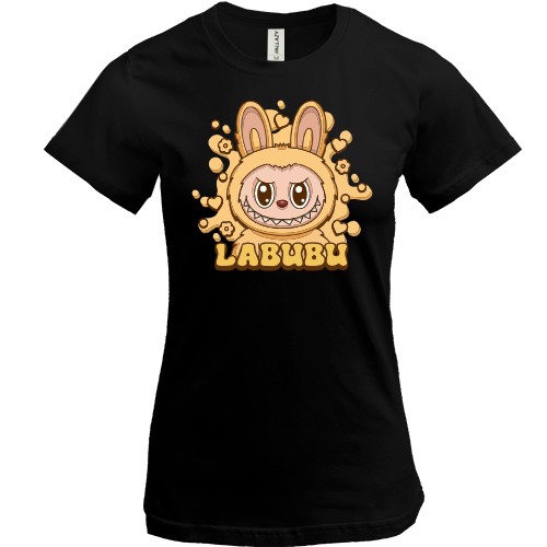 Футболка Labubu жовтий