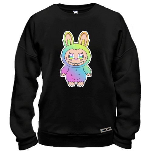 Світшот Labubu веселковий