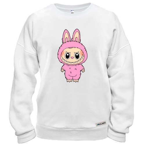 Світшот Labubu рожевий