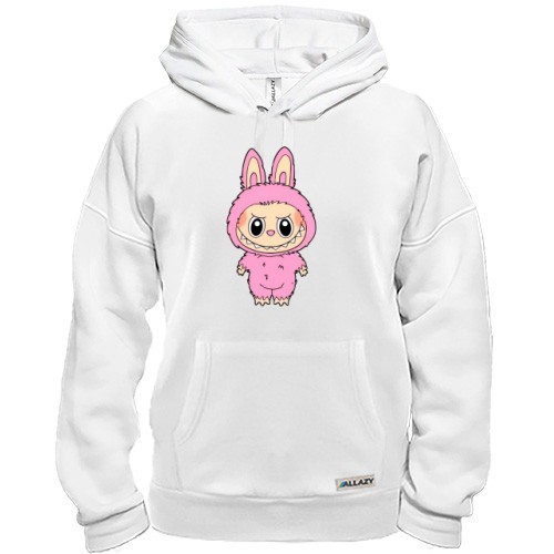 Худи Labubu розовый