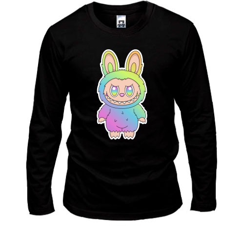 Лонгслів Labubu веселковий