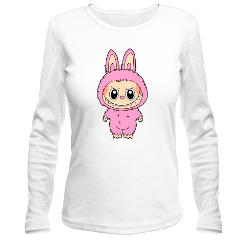 Лонгслів Labubu рожевий