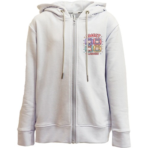 Детская худи на молнии Sweet Labubu