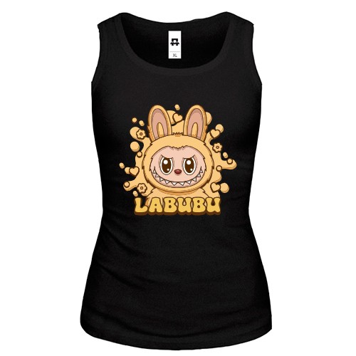 Майка Labubu желтый