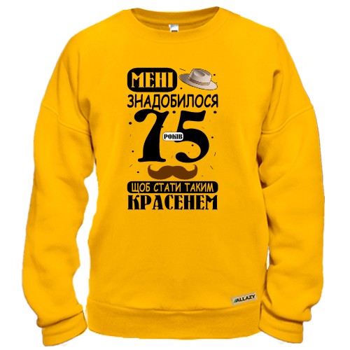 Свитшот Мне понадобилось 75 лет, что бы стать таким красавцем