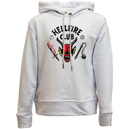 Детский худи без флиса Stranger Things HellFire Club