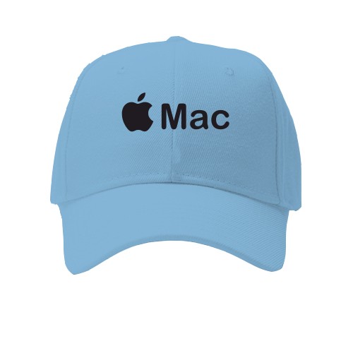 Кепка с логотипом Apple в виде надкусанного яблока и надписью «Mac»