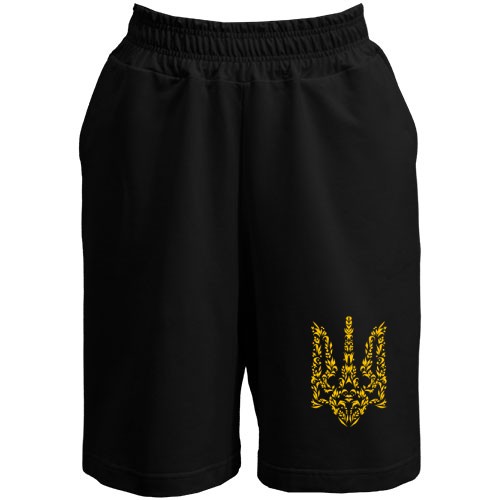 Шорти з візарунчатим гербом України