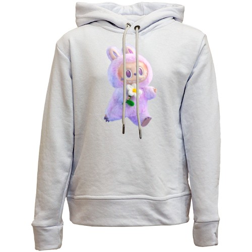 Дитячій худі без флісу Labubu рожевий (2)