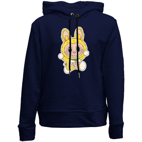 Детский худи без флиса Желтый Лабубу (2)