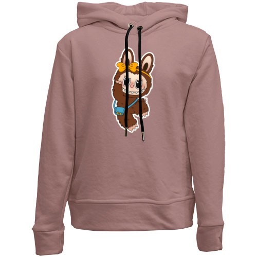 Дитячій худі без флісу Коричневий Лабубу