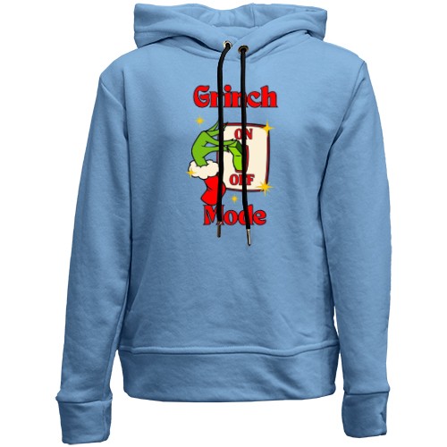 Детский худи без флиса Grinch Mode ON-OFF