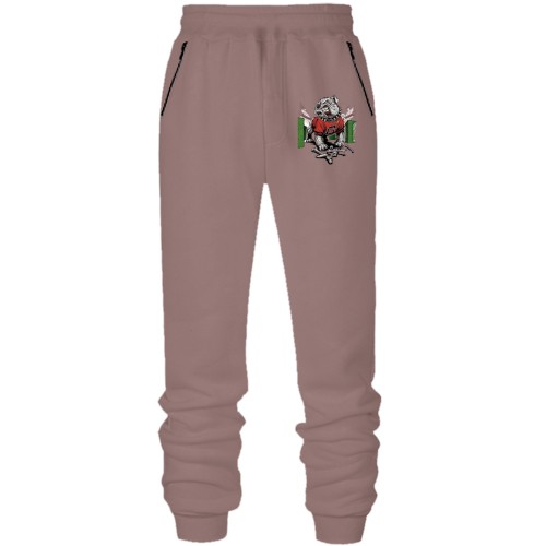 Штаны из футера без начеса 