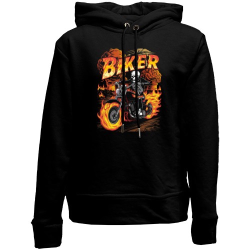 Дитячій худі без флісу Fire Biker