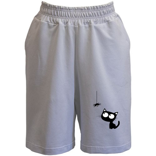 Шорты Кот с паучком