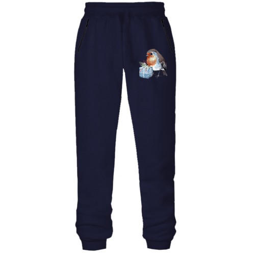 Штаны из футера без начеса 