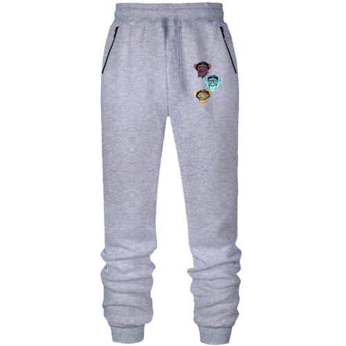 Штани з футера без начісу 