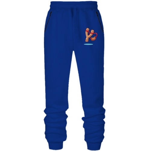 Штаны из футера без начеса 