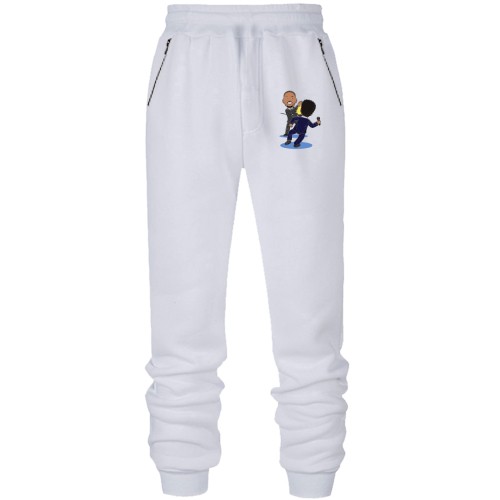 Штаны из футера без начеса 