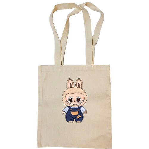 Сумка шопер з персонажем Лабубу