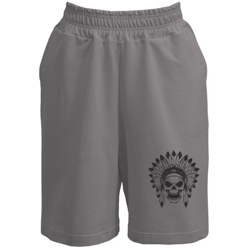 Шорти з черепом індіанцем