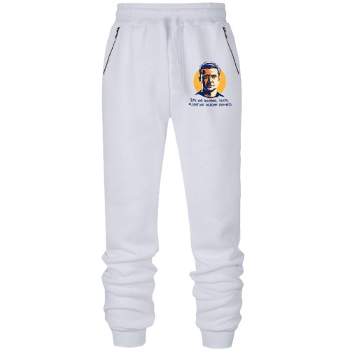 Штаны из футера без начеса с В. Зеленским